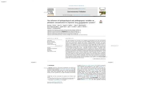 The influence of hydrogeological and anthropogenic variables on phthalate contamination in eogenetic karst groundwater systems*